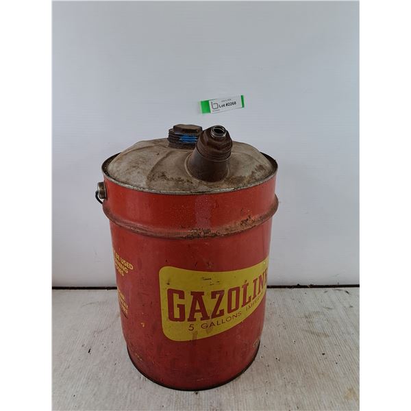 Old Gas Can As-Is, Cannot Ship