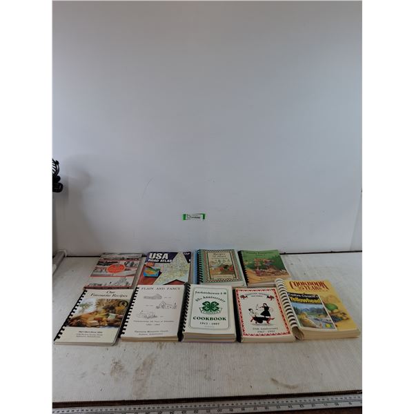 Assorted Books, Recipes, Tourism