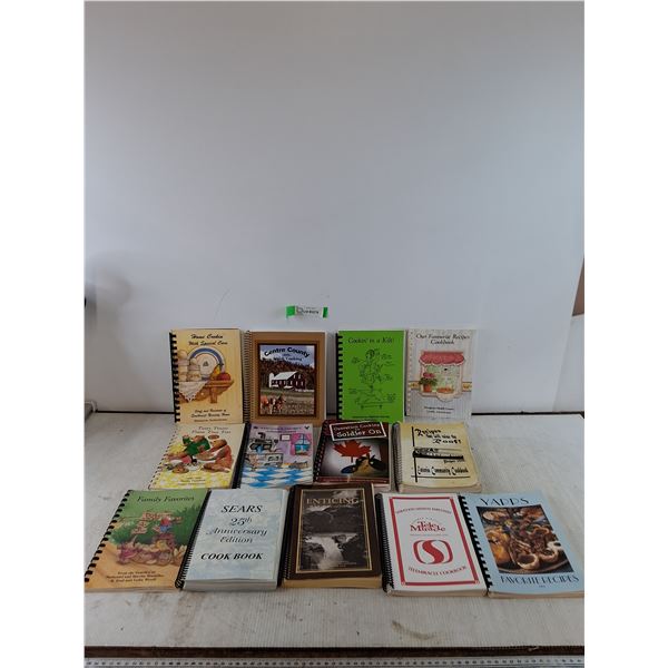 Assorted Recipe and Cooking Books