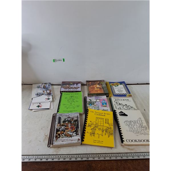 Recipe Cookbooks and Christmas Card Packs