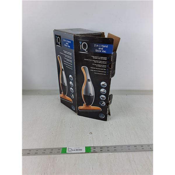 2 In 1 Hand Stick Vac - Powers On