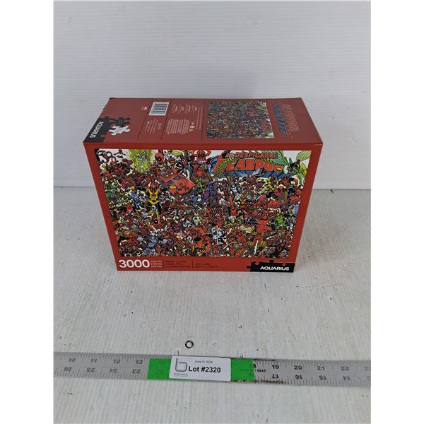 3000 Piece Deadpool Puzzle - As Is
