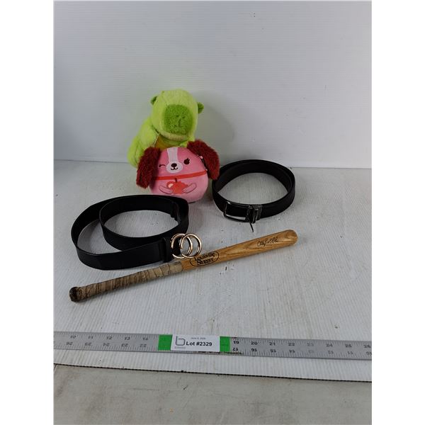 Pink Pup Squishmallows, (2) Ladies Belts - Size Large, Misc