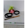 Image 1 : Pink Pup Squishmallows, (2) Ladies Belts - Size Large, Misc