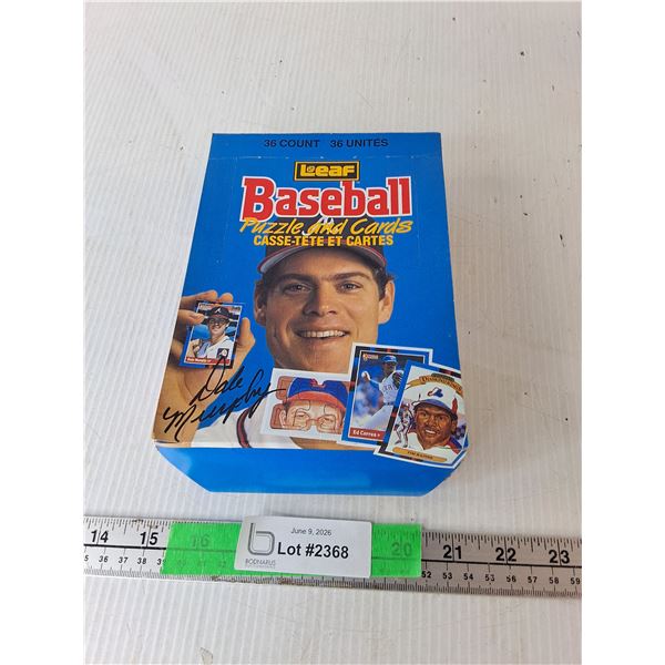 Leaf MLB Card Packs-Sealed, Cannot Authenticate