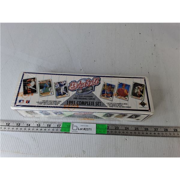 Upper Deck 1991 MLB Cards- Sealed, Cannot Authenticate