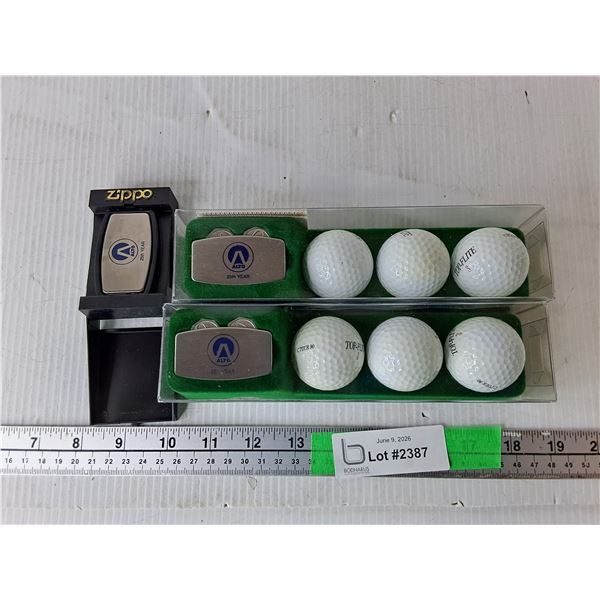 Top-Flite Golf Balls & Zippo Multi tool