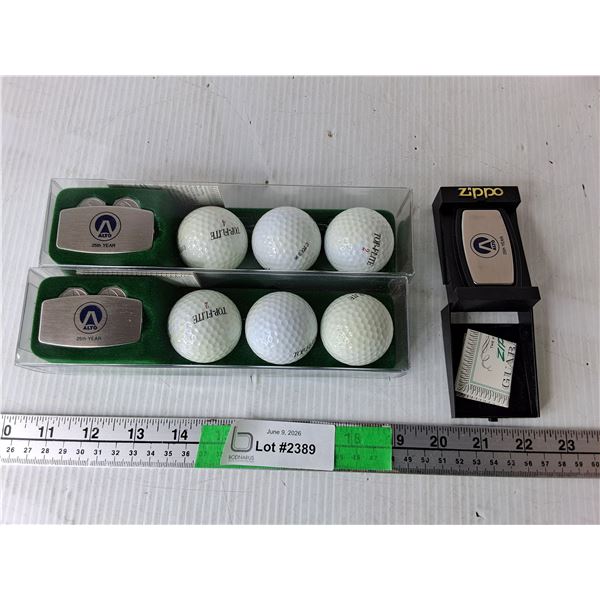 Top-Flite Golf Balls & Zippo Multi tool