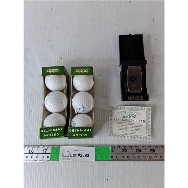 Zippo Golf Balls & Multitool