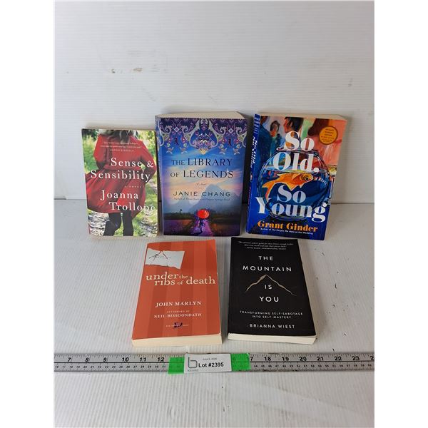 (5) Books- The Mountain is You, So Old/So Young, Sense & Sensibility, Misc.