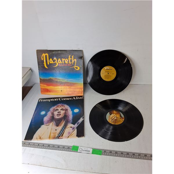 (4) Records- Nazareth, Peter Frampton, James Cotton, Misc.