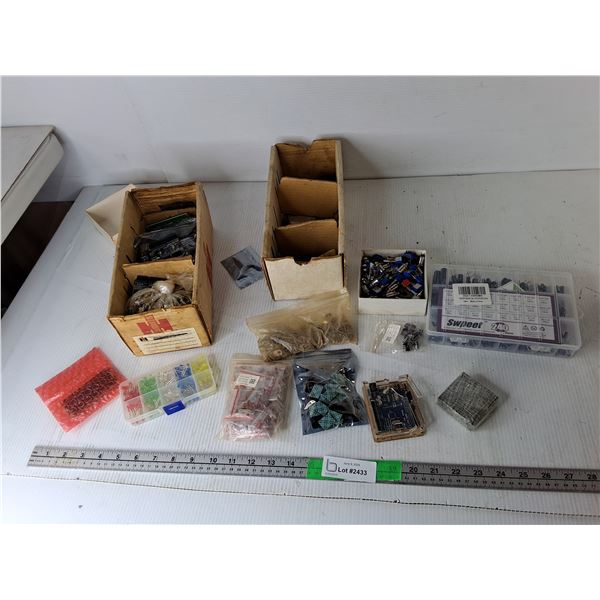 Electrolytic Capacitors, Toggle Switches, Misc.