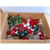 Image 4 : Mostly Christmas Lot- Candles, Ornaments, Tree Topper, Misc. Can't Ship