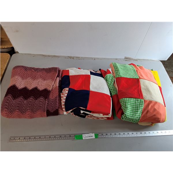 Throw Blanket & Craft Quilts