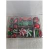 Image 4 : Box Of (86) Pieces Christmas Ornaments Appears NIB