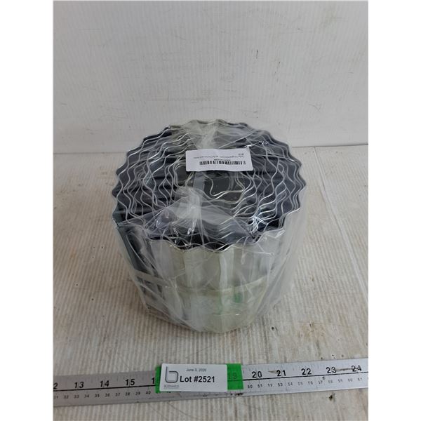 Roll Of Corrugated Steel Sealed 6" Height