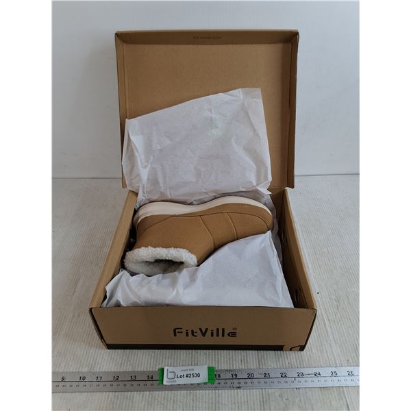 Fitville Cinnamon CozyCore Winter Boots V17 Women Size 8.5