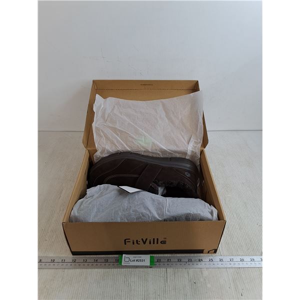 Fitville Casual Air Cushion V2 Copper Brown Mens Size 13