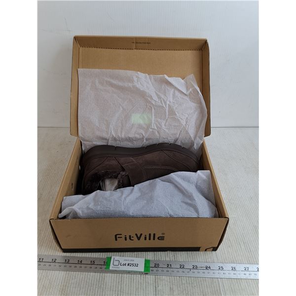 Fitville Casual Air Cushion V2 Copper Brown Mens Size 9