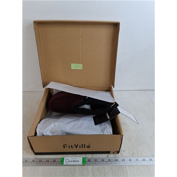 Fitville Burgundy CozyCore Winter Boots V17 Womens Size 8.5