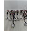 Image 3 : (15) Metal Slotted Spoons Appear Unused