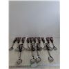 Image 1 : (14) Metal Slotted Spoons Appear Unused
