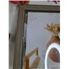 Image 4 : Decorative Serving Trays 16'x8.5', Picture Frame As Is 5"x7"Party Hats, Spray Bottle, Vase 7" Diamet
