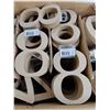 Image 3 : Box Of Free Standing MDF Numbers 5"