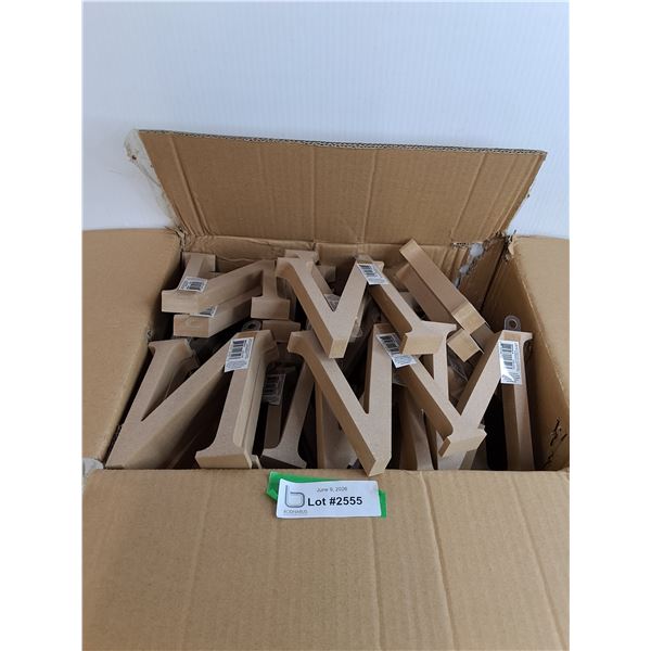 5" Wood Letters