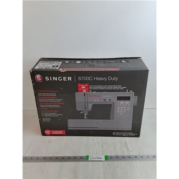 Singer Heavy Duty Sewing Machine, As Is