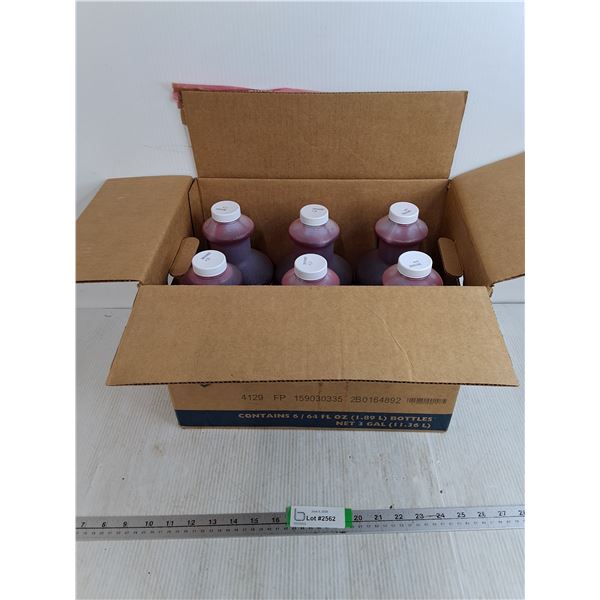 (6) 1.89L Of Sqwincher Fruit Punch Flavor Concentrate