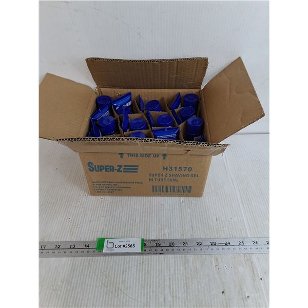 (24) Super Z Shave Gel Tubes Appear NIB