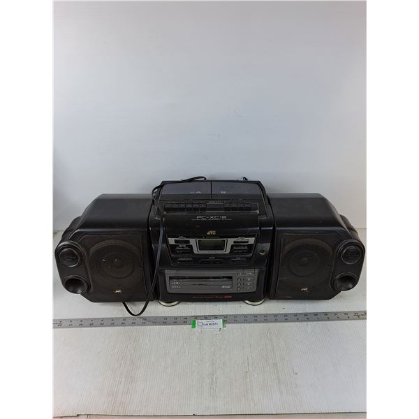 JVC PC-XC12 CD Portable Component System - 12"x29" - Cannot Ship