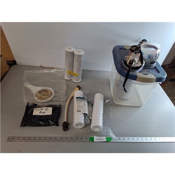 DIY Water Filtration System & Accessories- As Is, Can't Ship
