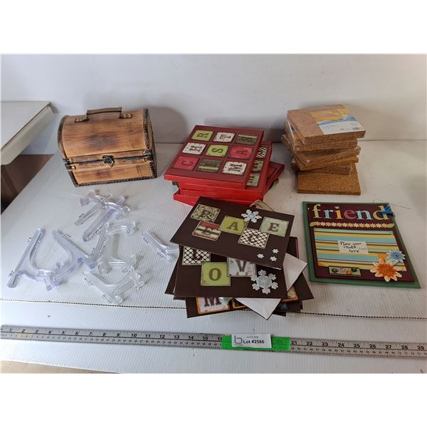 Cork Tiles, Photo Frame Stands, Christmas Wall Decor, Misc.