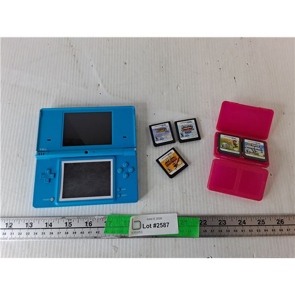 Nintendo DS- As Is & (5) Games