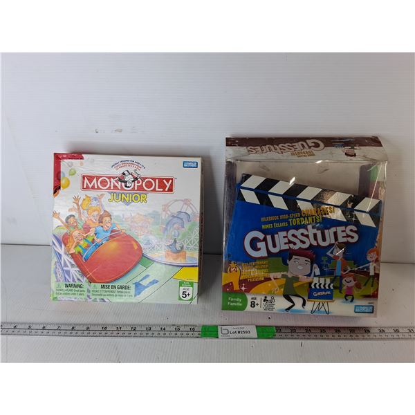 Monopoly Jr. & Guesstures