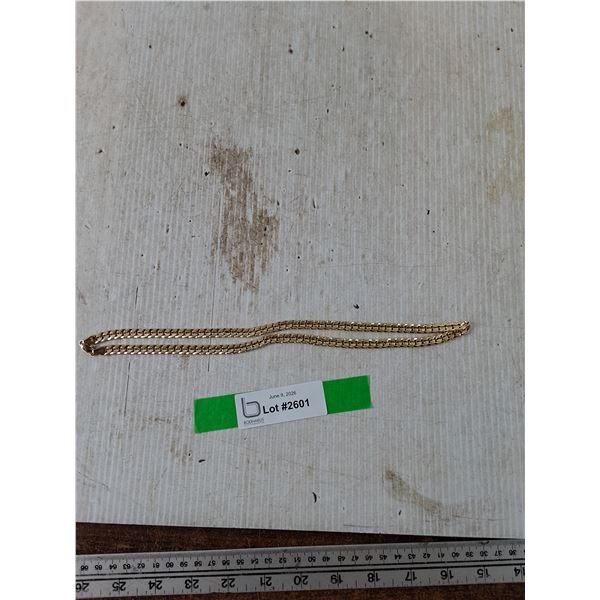 18 Karat Gold Necklace As-Is Not Authenticated