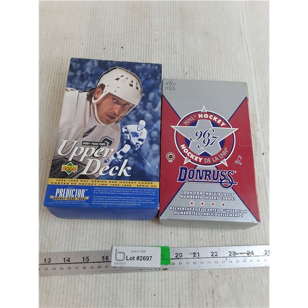 (2) Boxes Of Hockey Card- Upper Deck And Donruss- Cannot Authenicate