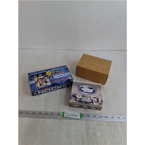 Various Boxes Of Hockey Cards- Cannot Authenticate