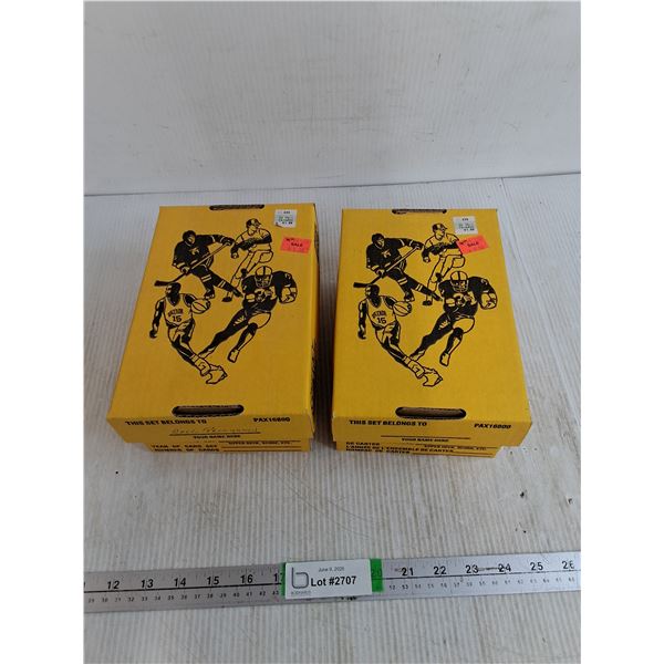 (2) Boxes Of Various Sport Cards- Hockey, Racing- Cannot Authenticate