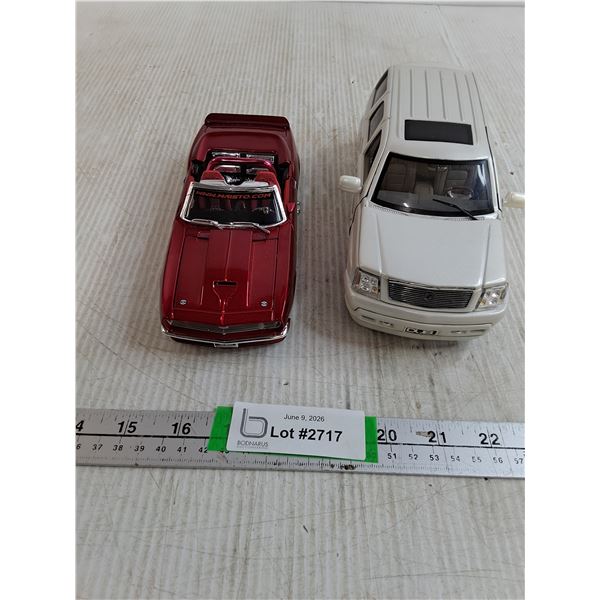 (2) Car Models Up To 8.5"- 1968 Chevrolet Cameo SS, 2002 Cadillac Escalade