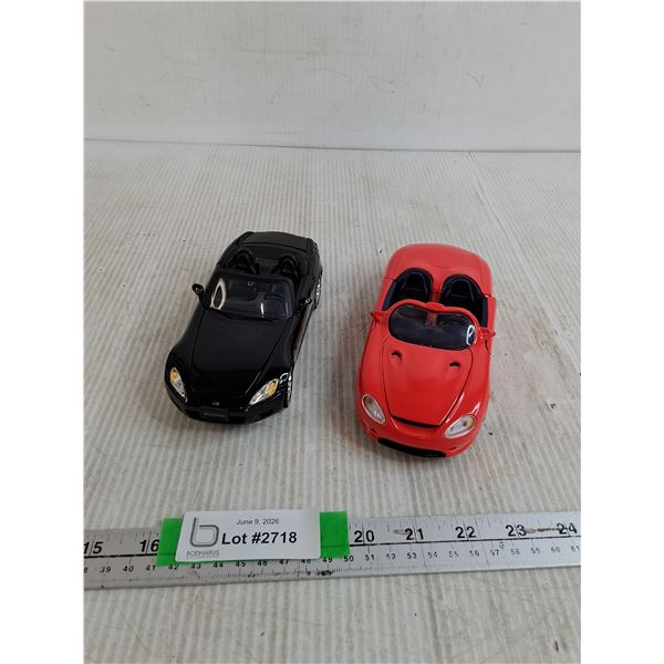 (2) Car Models Up To 7.5"- Mustang Mach 11,  Honda S2000