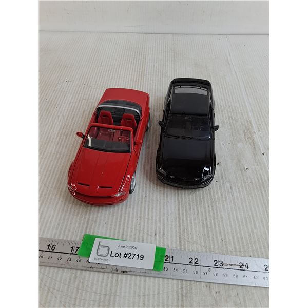 (2) Car Models Up To 7"- Mustang GT Concept, 2006 Ford Mustang GT