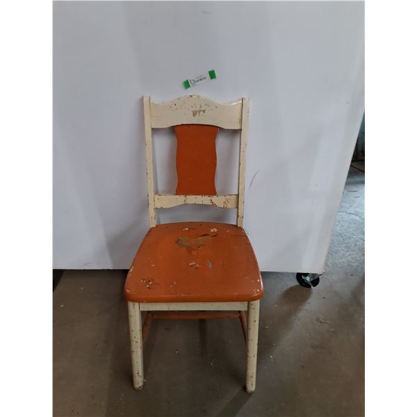 *Wooden Chair As-Is No Shipping