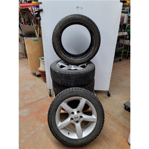 *(4) Tires with (1) Spare No Shipping