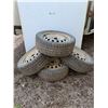 Image 1 : **(4) Tires on Rims No Shipping