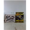 Image 1 : (2) Metal Signs, My Garage and Keep Smiling