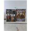 Image 1 : (2) Metal Signs, Route 66