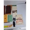 Image 5 : Harley Davidson Ornament, SGI Flashlight, John Deere Playing Cards, Back Scratcher, Misc